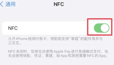 陵城苹陵城果维修服务分享iPhone15NFC功能开启方法