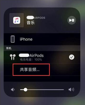 陵城苹果14音频维修点分享iPhone14音频共享设置方法 