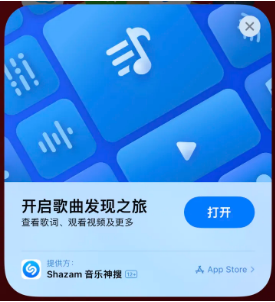 陵城苹果14维修站分享iPhone14音乐识别功能使用方法 