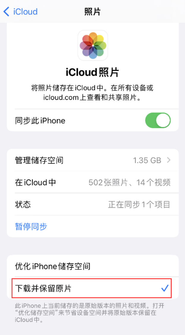 陵城苹果手机维修分享iPhone 无法加载高质量照片怎么办 