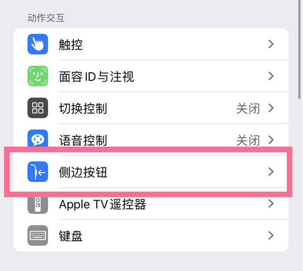 陵城苹果14维修店分享iPhone14 Plus侧键双击下载功能关闭方法 